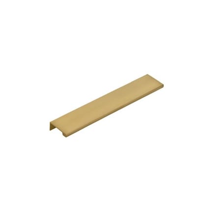 Emtek Edge Cabinet Pull with 8 in Center to Center Satin Brass Finish 87130US4